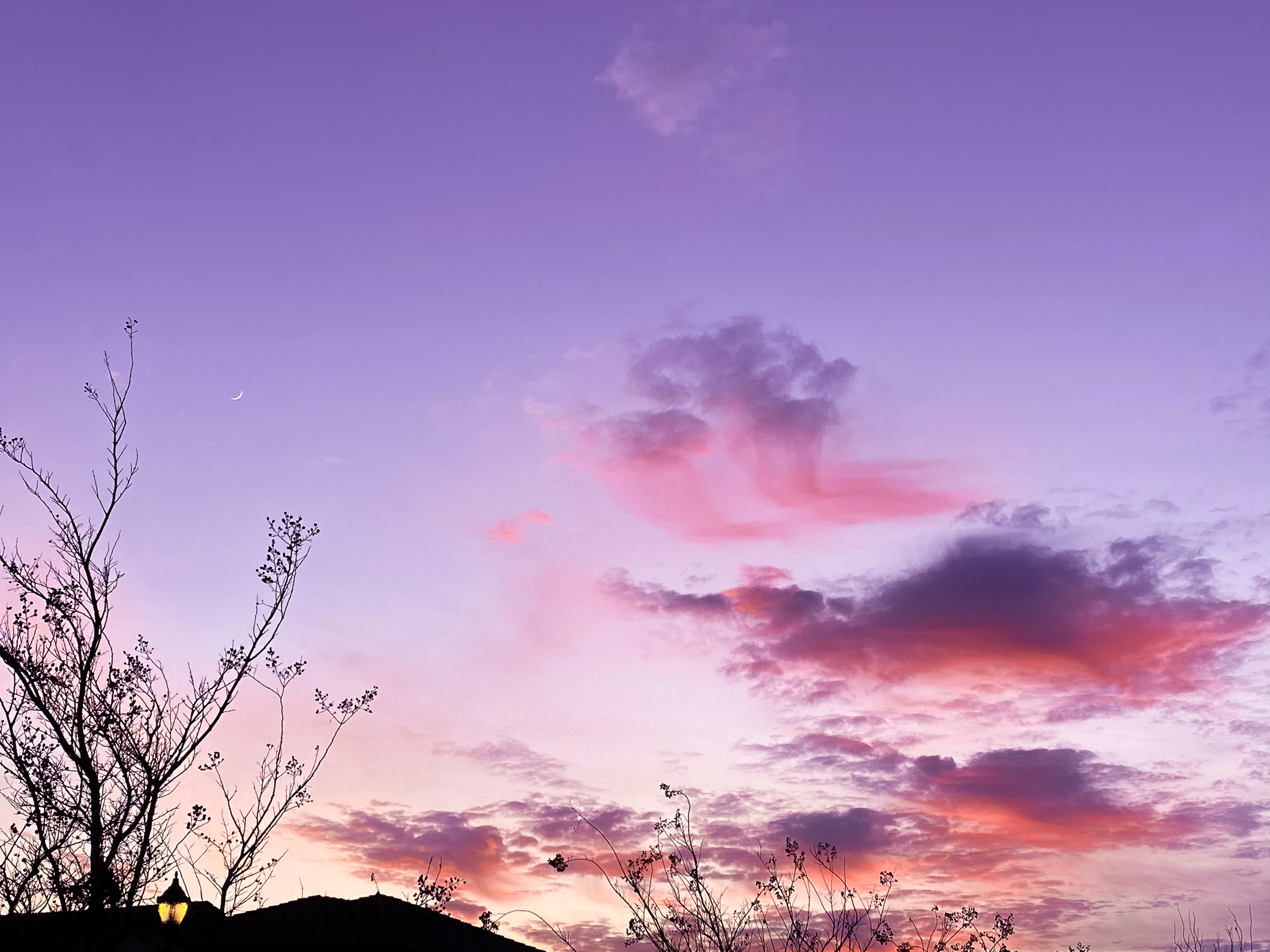 background image moon sunset